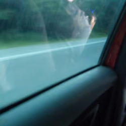 On the way to the beach