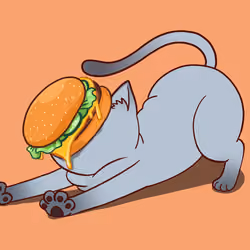 Burger Cat