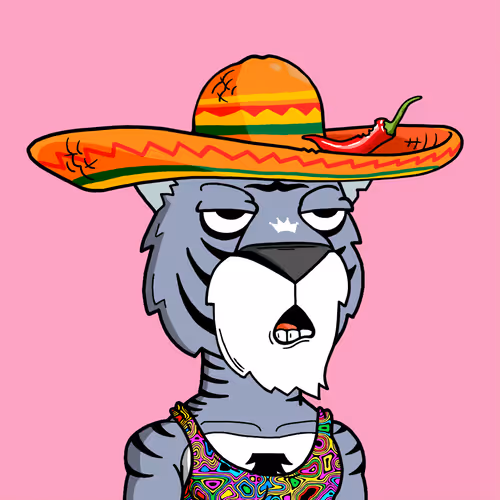 Grouchy Tiger Social Club #1558