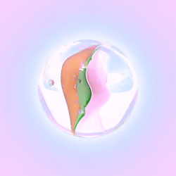 Glass marble #10 - Cats eye - Artistic view