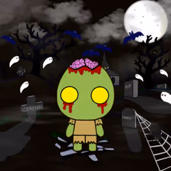 Cemetery Zombie #002