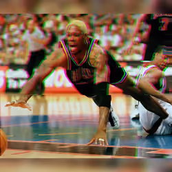 Glitched Dennis Rodman 