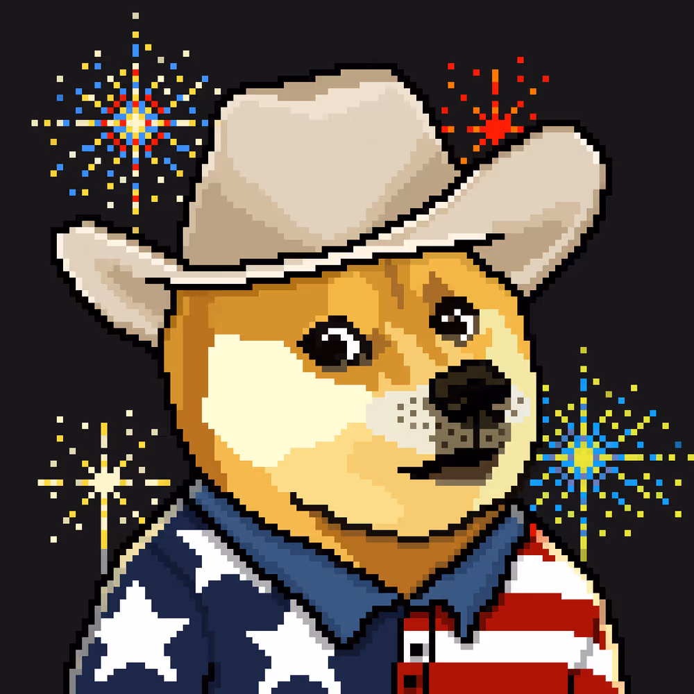 Dogepunks #123 - 4th of July Doge