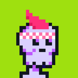 Kawaii  SKULL #663