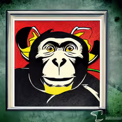 #00497 cozmic monkey