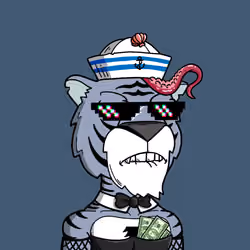 Grouchy Tiger Social Club #767