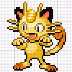 Pixels Meowth