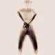 Naked Silhouette Alphabet - X