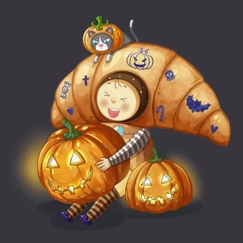 Croissant girl!
