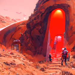 Red Planet 03 (2054) Olympus Mons Entrance