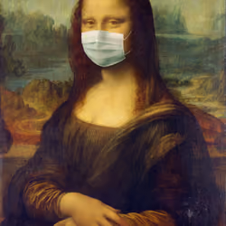 Masked Mona Lisa - Single Piece