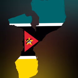 #69 , Flag of Mozambique , Mozambique flag , Mozambique map, map of Mozambique, Moçambique الموزمبيق