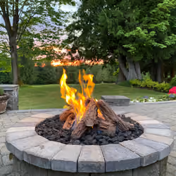Pacific Northwest Firepit Sunset