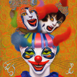 Rainbow Clown #017