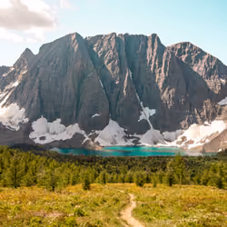Flow Lake - Rockwall Trail - no.3