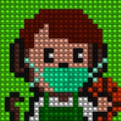 Pop-it Pixel Ape #9