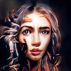 #D00048 Latent Space Walker - AI created - theAIgang