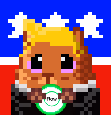 Cryptohamsters Donald Trump #2.559 Flow token gold edition #LE