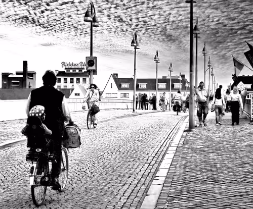 Cyclists in Maastricht