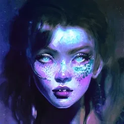 Cyberpunk Girl: Indigo 
