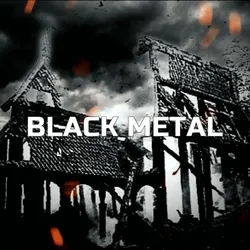 "Black Metal" Cinemagraph poster.