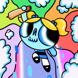 Smoking Skull #227