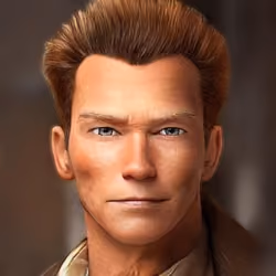 Cartoon Arnold Schwarzenegger