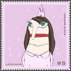 #02 stamp "Auntie Bartsch"