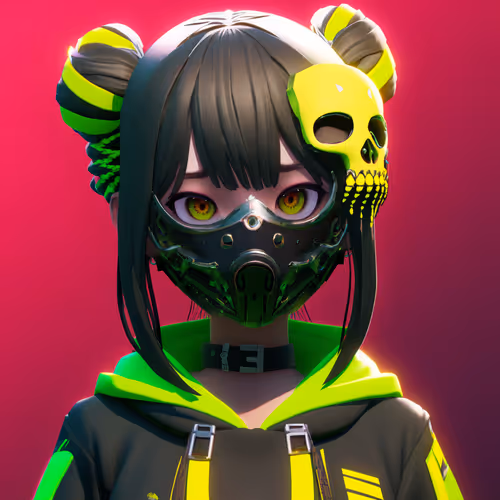 skull girl#44