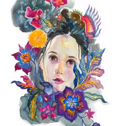 girl flower lover 7