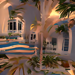 Palms and Beaches #102