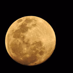 Orange full moon : Dichi photography