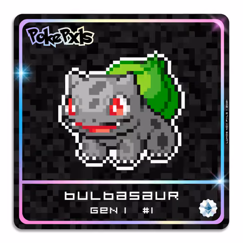 PXL BULBASAUR [PokePxls #1] [4/10]