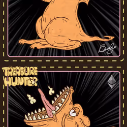 treasure hunter card #009