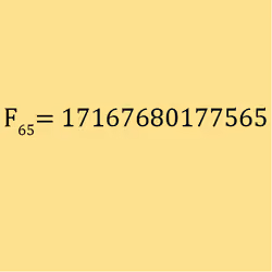 Fibonacci Sequence # 65
