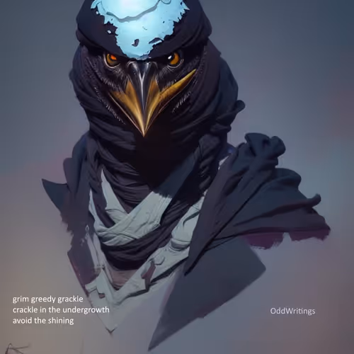 12 Ways Of Looking At A Grackle Haiku