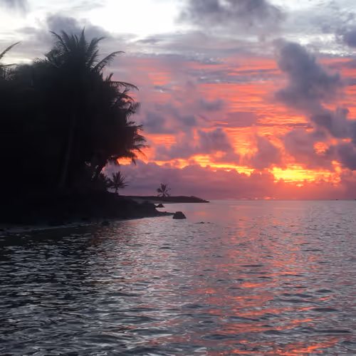 Tropical Pacific Islands In Micronesia