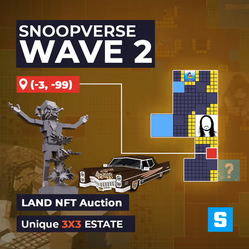 Snoop Dogg LAND Sale Wave 2 - 3x3 Estate S [-3,-99]
