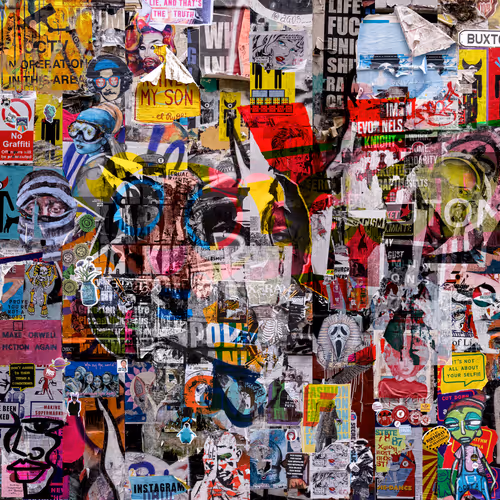 MadebyGDIrons Street Art Stickers Part One Number Six 