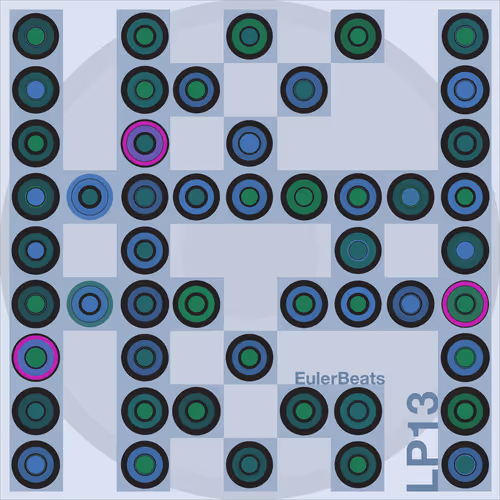 Eulerbeats LP13 Generative Cover Art: #52