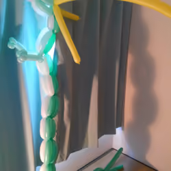 Balloon art "green dragon"　バルーンアート『緑龍』