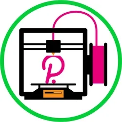 2D Animated 3D Printing Logo - "Polkadot DOT Logo"