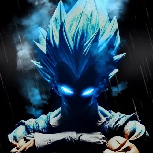 DBZ: Vegeta Blue; 1-of-1 NFT 3D Artwork