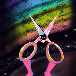 space scissors