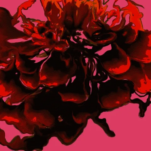 Comic Red in Pink Mindful Mari