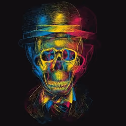Skull of Charlie Chaplin