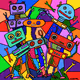 Stained Glass Wall #5 - by Eddie Gangland