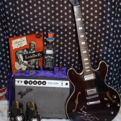 BB King Autographed Guitar