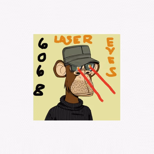 Bored Ape 6068 Laser Eyes