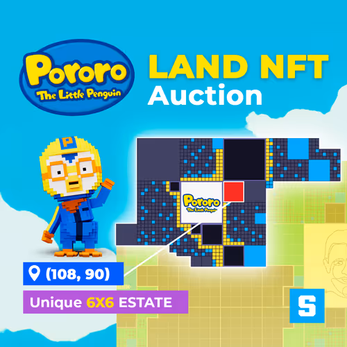 Pororo LAND Sale - 6x6 Estate M [108,90]